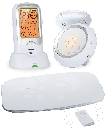 Радионяня с двумя детскими блоками и монитором дыхания Ramili Baby RA300DUOSP